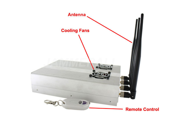 Jammer do sinal do telefone celular do Desktop, CDMA/3G/construtor da G/M com os 2 ventiladores de refrigeração