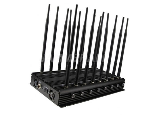 qualidade  16 Antennas UHF VHF Jammer , All - In - One Cell Phone Signal Blocker fábrica