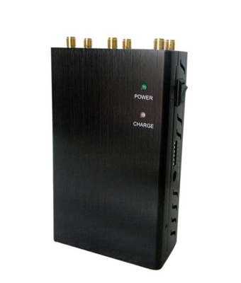 6 dos jammer portáteis 3G 4G GPS do sinal do telefone celular das antenas construtor selecionável 3W