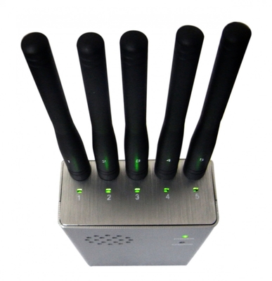 Jammer GPS de Blutooth WiFi de 5 faixas todo o construtor sem fio 3W 50-60Hz da câmera do erro